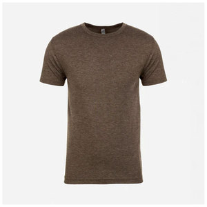 T-shirts pour hommes Next Level Apparel N6210 en tissu tri-mélange, vert olive - Product Image 5
