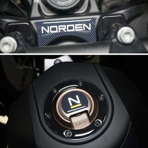Set Completo di Adesivi 3D su Misura per Husqvarna Norden 901, Compatibile con Protezione Serbatoio e Logo, Accessori Moto Protettivi - Product Image 4