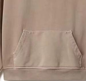 Venta al por mayor de alta calidad 100% algodón unisex con capucha personalizado de talla grande hombres transpirable ecológico invierno digital personalizado colores - Product Image 3