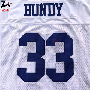 Numéro d'équipe personnalisé Logo Design Maillot de football américain Maille respirante Uniforme sublimé Vêtements de qualité supérieure - Product Image 4