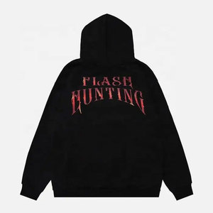 Custom Streetwear Oversized Graphic Print French Terry <b>Pullover</b> <b>Men</b> Hoodie Screen Printing Unisex Hoodies - Product Image 2