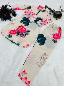 Nouveau concepteur de haut en soie Pent Set pour Party Wear - Product Image 3