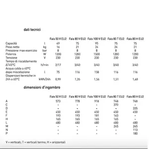 Calentador de Agua Eléctrico Vertical Ariston FAIS de 80 Litros con Tanque de Almacenamiento Termoeléctrico - Product Image 3