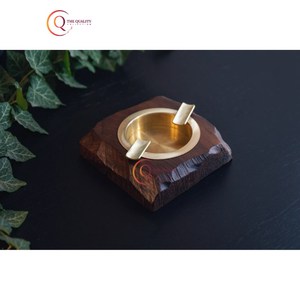 New Collection Tabletop Wood & Metal Smoking <b>Ashtray</b> Indoor Outdoor <b>Ashtray</b> Storage Handmade Smoking <b>Ashtray</b> For Bar & Hotels - Product Image 5