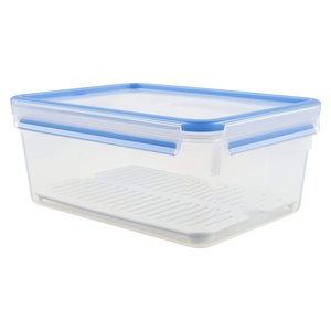 CLIP & CLOSE 3.7Lt Blue and Transparent Food <b>Container</b> Kitchen Storage Jars Preserved Storage <b>Boxes</b> Bins Model 512888 - Product Image 3