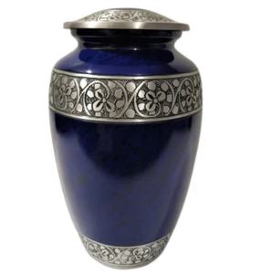 Urnes funéraires en aluminium de haute qualité imprimées pour adultes, pour le stockage des cendres, fournisseur de services funéraires en provenance d'Inde - Product Image 1