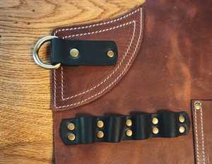 Haute qualité en cuir PU fait à la main cuisine BBQ outil bavoir Logo personnalisé imprimé sangle Style taille tablier résistance à la chaleur étanche pour - Product Image 5