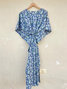 ชุดคลุมบิกินี่ผ้าฝ้ายออร์แกนิคทำมือ สไตล์หรูหรา สำหรับฤดูร้อน เหมาะสำหรับเพื่อนเจ้าสาว ชุดคลุมคนท้อง เนื้อผ้านุ่ม สวมใส่สบาย ทรงหลวม ไซส์ใหญ่ - Product Image 5