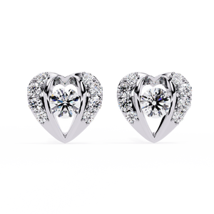 Pendientes Brillantes de Oro de 18K con Diamante Cultivado en Laboratorio, Pendientes de Diamantes Premium - Product Image 3