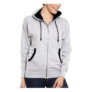 Sudaderas con Capucha de Alta Calidad, 100% Algodón, Color Sólido, Otoño Invierno, Ecológicas, para Gimnasio, Casuales, Moda Urbana, Corte Ajustado para Mujer - Product Image 1
