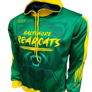 ชุดเสื้อฮู้ดสวมหัวสีดำโอเวอร์ไซส์ของผู้ชายเสื้อสเวตเตอร์แขนยาวพิมพ์ลาย50% 50% ผ้าฝ้ายโพลีเอสเตอร์ขนแกะฤดูร้อน - Product Image 1