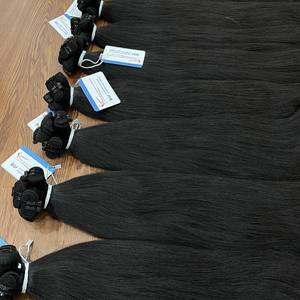 เครื่องต่อผมมนุษย์บริสุทธิ์เวียดนามผมทอสองชั้นธรรมชาติตรงทุกสี - Product Image 1