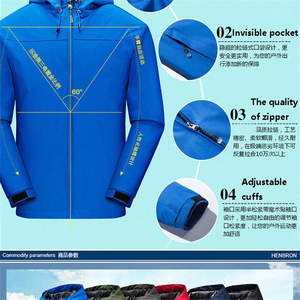 Chaqueta cortavientos impermeable para exteriores con logotipo personalizado OEM para hombre, chaquetas ligeras de secado rápido para hombre, chaqueta impermeable para exteriores a prueba de viento con logotipo personalizado - Product Image 6