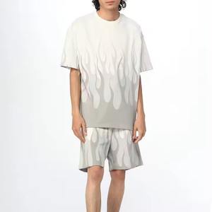 Conjunto de Camiseta y Pantalones Cortos Deportivos de Verano con Logotipo Personalizado para Hombre, para Correr - Product Image 1