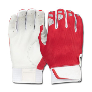 Venta al por mayor mejor diseño de piel de cabra Digital de cuero de béisbol guantes de bateo profesional Unisex Softball guantes de bateo - Product Image 1