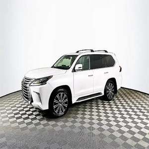 Clean 2020 L E X U S LX 570 edición blanca SUV 5.7L modelo LX 570 vehículo barato en venta - Product Image 1