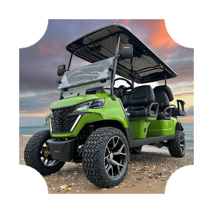 2025 nouveau système de climatisation lancé 6 sièges fabricant thaïlandais 3500W chariot de golf électrique rue légale - Product Image 1