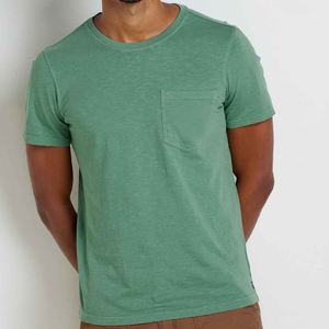 Custom logo Blank <b>T</b>-<b>shirts</b> Summer <b>Mens</b> Tshirt Organic Cotton Tshirts Short Sleeve Tshirt with <b>Pocket</b> <b>Men's</b> Jersey <b>T</b> <b>Shirt</b> - Product Image 4