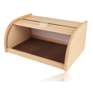 Beech Wood <b>Bread</b> Box 40x29x18 cm 11 Colour Options Natural Lacquer <b>Wooden</b> <b>Bread</b> <b>Bin</b> Wholesale Custom Logo - Product Image 3