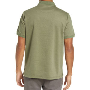 Lona de Alta Calidad para Camisas de Hombre, Diseño Sólido, Transpirable, Tallas Grandes, Cómoda, con Logotipo Personalizado - Product Image 2