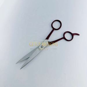 Tijeras profesionales de peluquería de acero inoxidable, mango largo, para cortar el cabello, calidad de salón, afiladas, duraderas, con logo personalizado. - Product Image 5