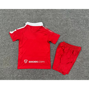 Conjunto de Camiseta de Fútbol Personalizada de Tailandia para Niños, Estilo <span class=keywords><strong>Sevilla</strong></span>, Color Rojo, Tallas 25 y 26 - Product Image 1