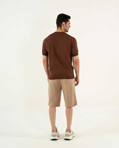 Personalizar Venta caliente de talla grande de los hombres de moda para camisetas mangas bordadas de punto sólido transpirable al por mayor - Product Image 5