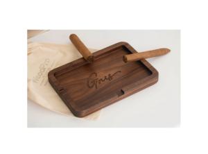 Cendrier vintage en laiton moulé, accessoires pour fumeurs, cendriers triangulaires dernier cri - Product Image 3