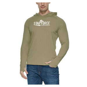 เสื้อตกปลาคอกลมแบบกำหนดเองเสื้อยืดพอดีตัวระบายอากาศได้ดีคุณภาพสูงออกแบบได้ตามต้องการ - Product Image 3