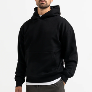Sudadera con Capucha Personalizada con Logotipo, Transpirable, OEM, para Hombre, Chaqueta de Gimnasio, Felpa Gruesa, Ecológica, Ajuste Holgado, Sudadera Deportiva - Product Image 1