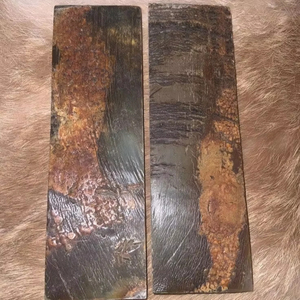 Écologique, artisanal, artisanat naturel, meilleure qualité, couteaux en corne de buffle, plaques/écailles polies avec technique - Product Image 1