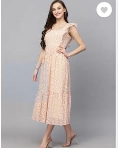 Robe décontractée élégante en coton indien fait à la main pour femmes pour les fêtes et l'été Cadeau de mariée personnalisé en vente! - Product Image 3