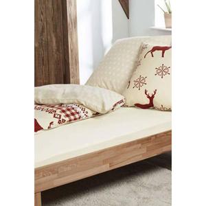 Lenzuolo di cotone pettinato elastico in cotone doppio King Size 2 pezzi 180x200 cm