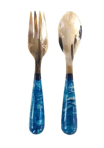 ช้อนเรซินสีสันสดใสเครื่องใช้บนโต๊ะอาหารทันสมัยสำหรับร้านกาแฟและช้อนรับประทานอาหารแบบสบายๆที่ทำจากงานฝีมือจากเรซิ่น - Product Image 6