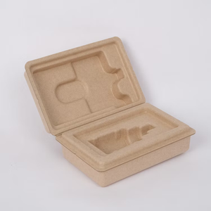 Bandejas de pulpa moldeadas ecológicas personalizadas adecuadas para varios embalajes de regalo y embalaje de transporte. - Product Image 1