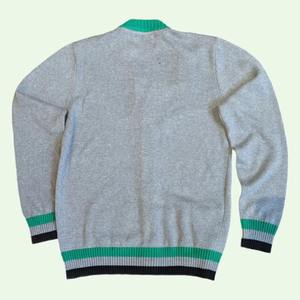 Suéter de Punto Casual para Mujer Adulta, Estilo Otoñal, para la Escuela, Cuello en V, Cárdigan con Bordado y Botones Delanteros - Product Image 3