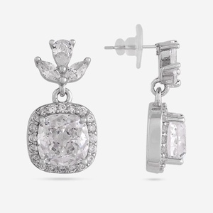 Boucles d'oreilles pendantes en argent 92,5, accessoire de mode 191547 - Product Image 5