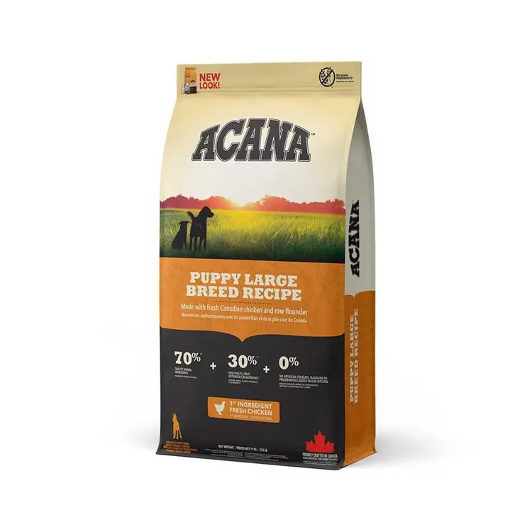 Aliments secs pour chiens Acana aliments pour chats Aliments pour animaux de compagnie Vente en gros à bas prix Fabricant OEM à partir de 1.5kg/5kg