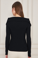 Pull côtelé tricoté pour femmes pull col châle vêtements longs décontracté été automne hiver respirant motif Anti-rétrécissement