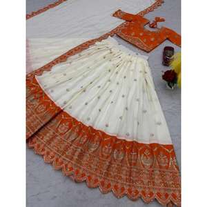 Lehenga Choli especial para Bodas de excelente calidad, perfecto para ropa nupcial y de recepción, disponible al mejor precio - Product Image 6