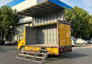 Camion de scène de concert extérieur neuf, personnalisé en usine, Euro 5, manuel, avec transmission 4x2 et écran LED pliable, à vendre - Product Image 3