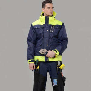 Chaqueta de trabajo de seguridad de poliéster personalizada de alta calidad para adultos Ropa DE TRABAJO impermeable Premium con logotipo personalizable - Product Image 5