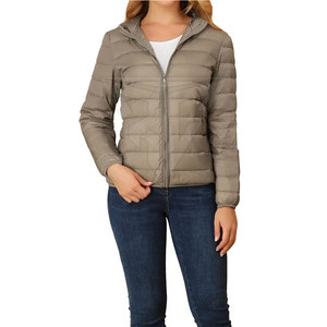 Recién llegado, chaqueta acolchada de punto para mujer con mangas largas, transpirable, personalizada, al por mayor, directa de la fabricación de fábrica - Product Image 5