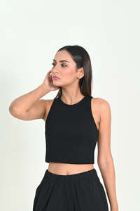 2024 nouveautés été vente entière femmes en vrac haut court couleur unie manches moins Simple plaine haut court t-shirt pour les femmes - Product Image 3