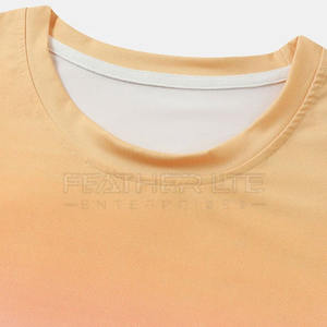 Camiseta de sublimación ajustada hecha a medida Algodón Fibra de bambú Poliéster Calidad superior para deportes Fitness o uso personal - Product Image 3