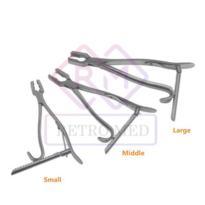 Mini fórceps ortopédicos de sujeción de hueso KERN, fórceps de reducción de hueso de acero inoxidable, instrumentos ortopédicos de MEDICAB - Product Image 3