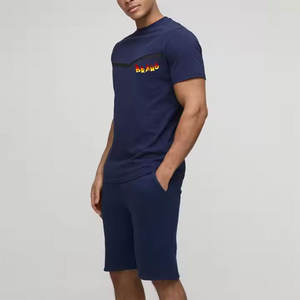 Vente en gros personnalisé 100% coton écologique léger collection d'été nouveau style de rue mode ensemble de shorts activités de plein air - Product Image 4