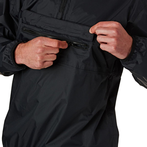 Veste coupe-vent en tissu réfléchissant, veste coupe-vent pliable, veste coupe-vent zippée, capuche réglable, veste coupe-vent pour homme - Product Image 5