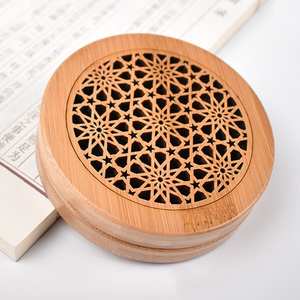 Caja de quemador de incienso, caja de incienso de madera cortada con láser de bambú, conjunto de regalo de Tradnary - Product Image 5