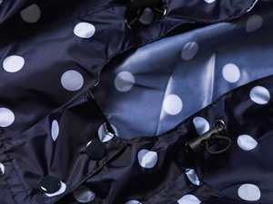 Imperméable long pour femme, style coréen, imprimé à pois, imperméable de voyage, imperméable de pluie, veste imperméable avec capuche - Product Image 2